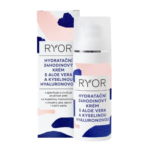 RYOR Hydratační 24hod. krém s aloe vera a kys.hyaluronovou 50ml