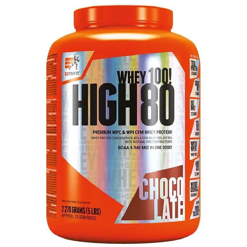 Extrifit High Whey 80 2270g čokoláda