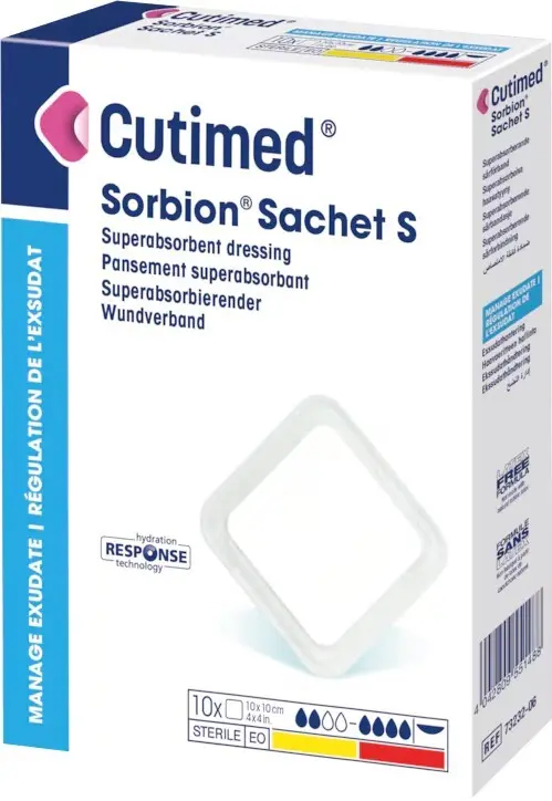Cutimed Sorbion Sachet S 10 x 10 cm 10 ks