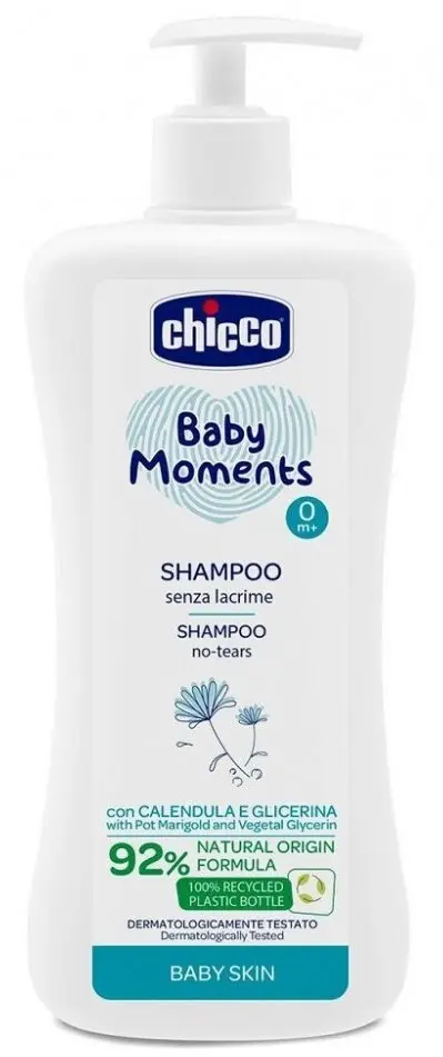 CHICCO Baby Moments Šampon s heřmán.+dávk.500ml