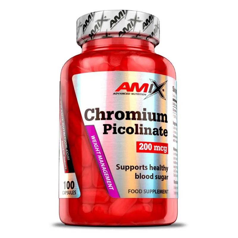 Amix Chromium Picolinate 200mcg 100 kapslí