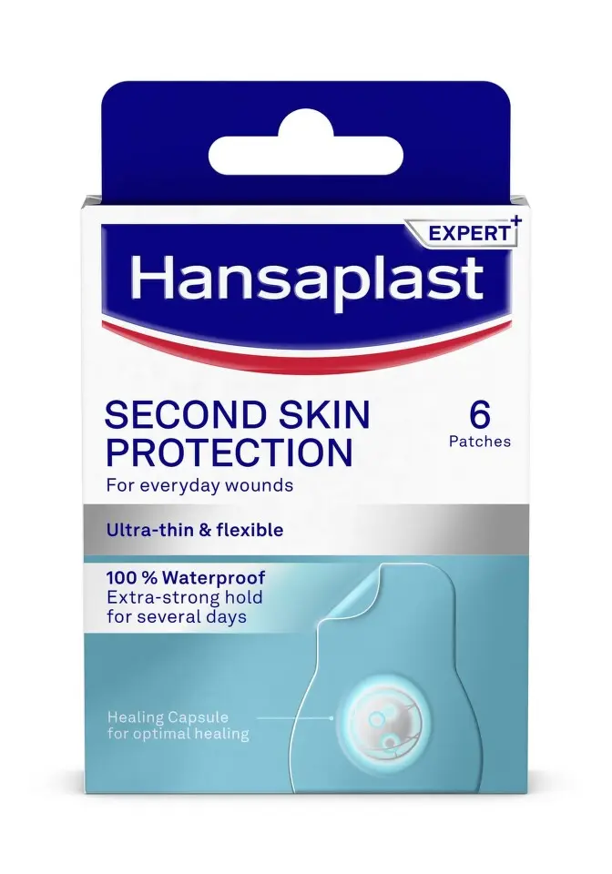 Hansaplast Second Skin náplast hydrokoloidní 6ks