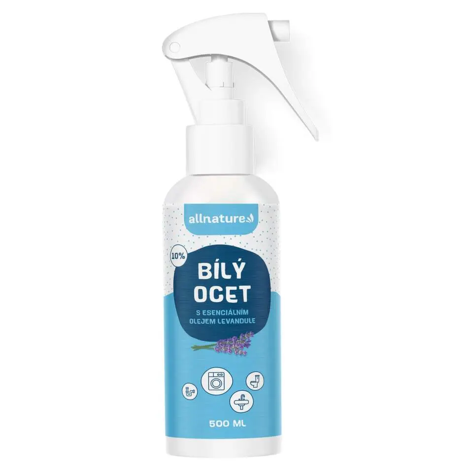 Allnature Bílý ocet sprej 10% s vůní levandule 500ml