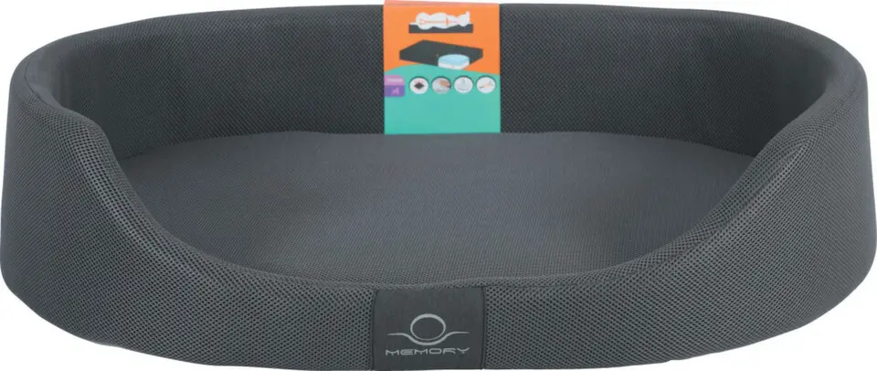 Pelech ovál ortopedický S 60cm šedá Zolux