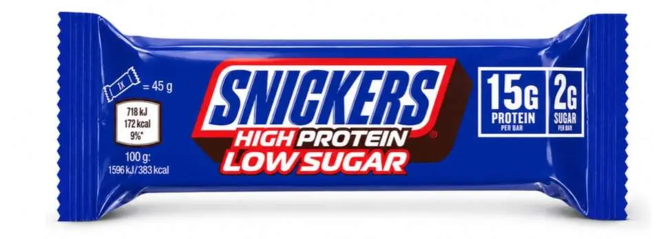Mars Snickers Low Sugar HiProtein Bar 45 g Snickers