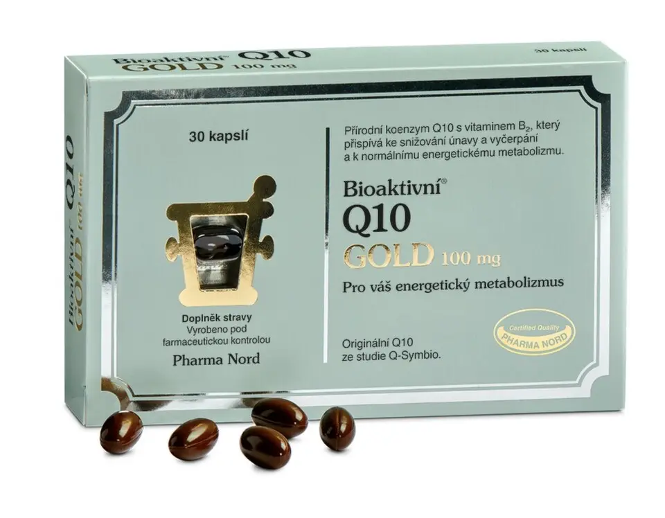 Bioaktivní Koenzym Q10 Gold 100 mg 30 kapslí