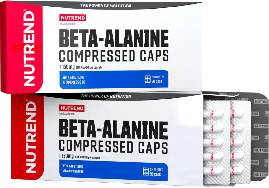 Nutrend Beta Alanine Compressed Caps 90 kapslí