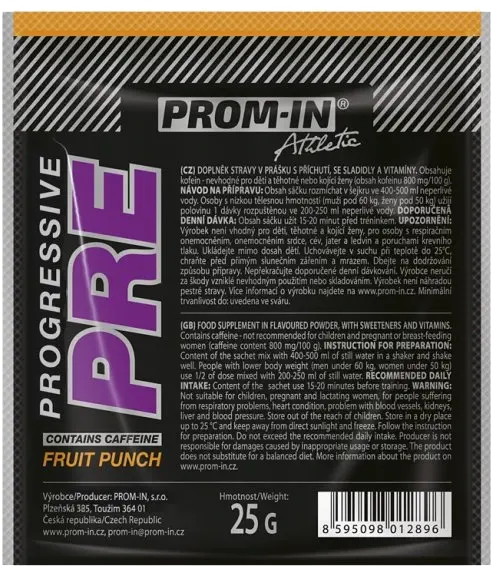 Prom-In Progressive PRE 25 g ovocný punč
