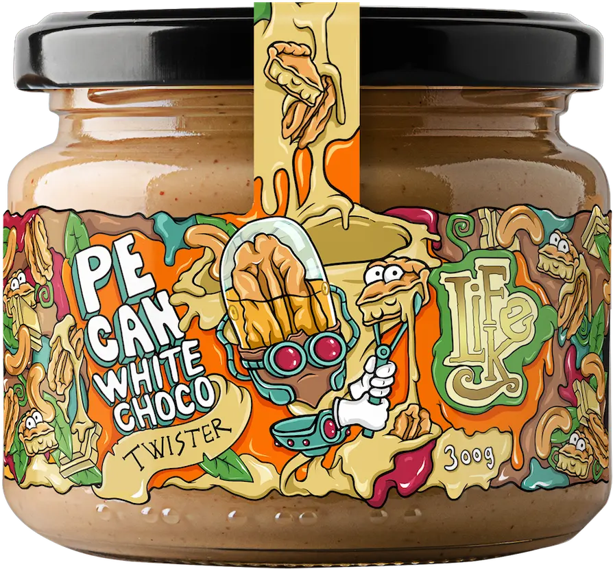 Lifelike Pecan White Choco Twister 300 g