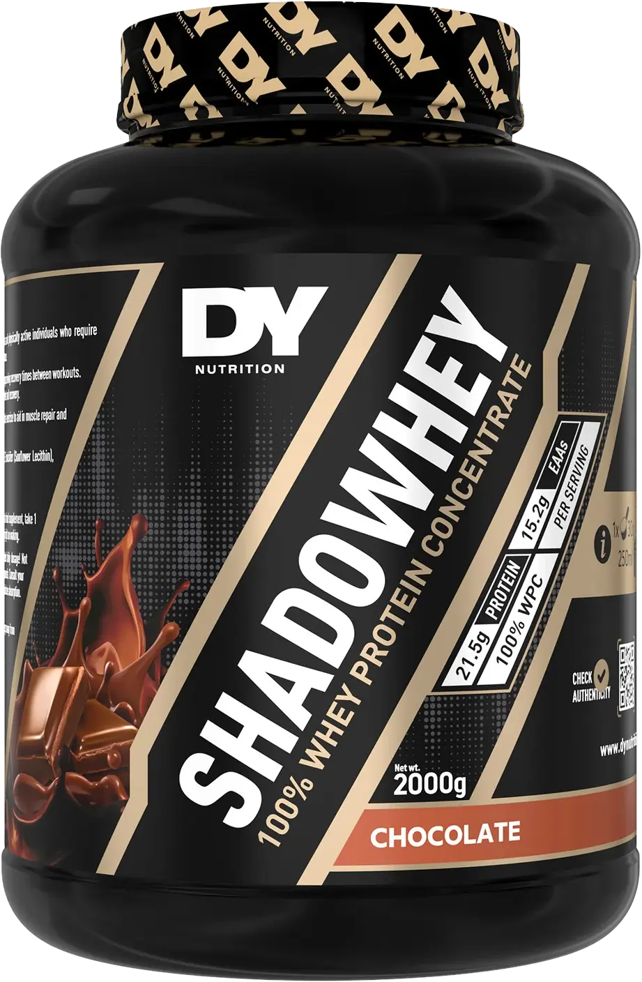 DY Nutrition Shadowhey 100% Whey Protein Concentrate 2000 g