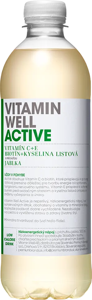 Vitamin Well Active 500 ml jablko