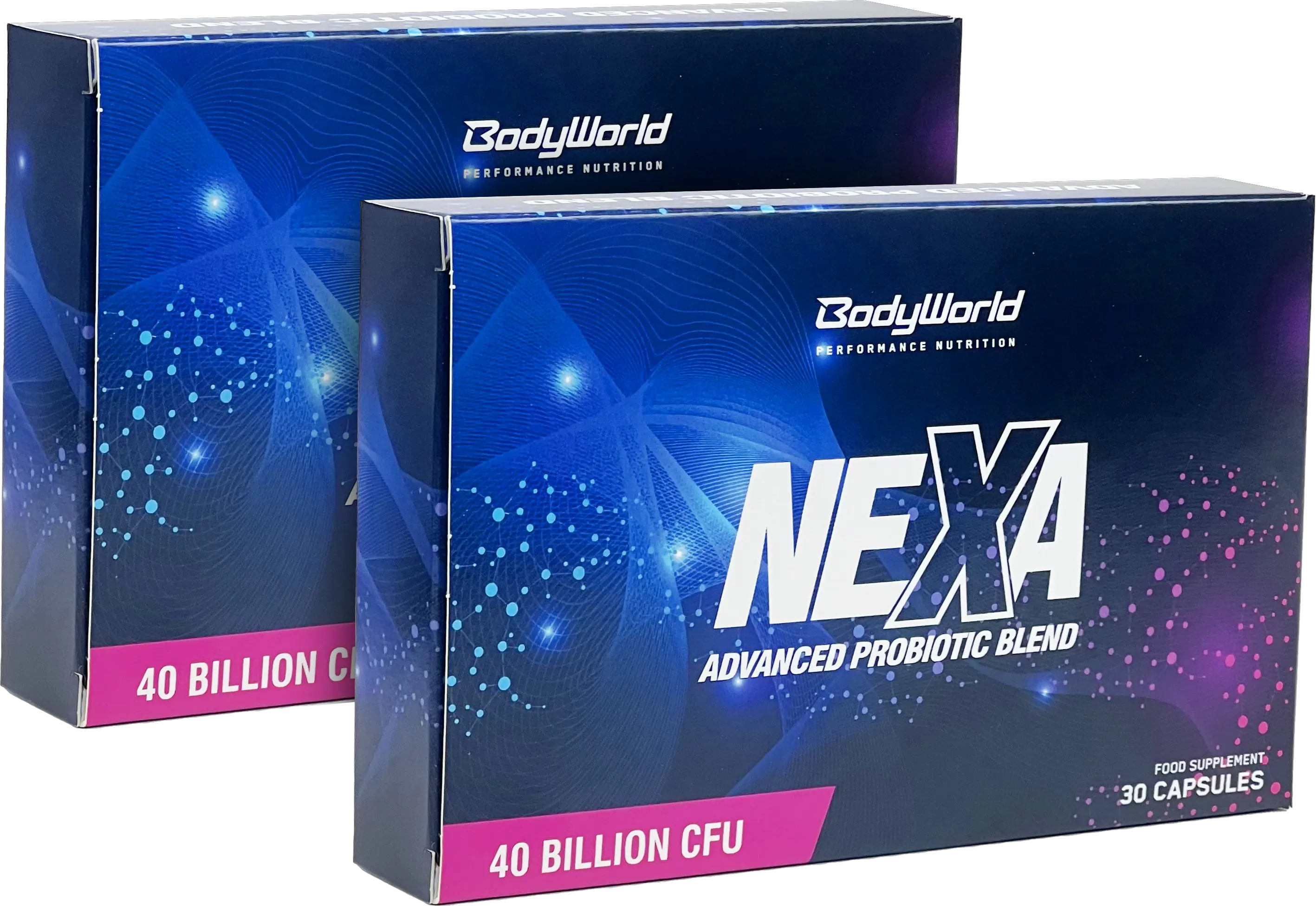2x BodyWorld Nexa Probiotic 30 kapslí