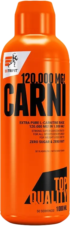 EXTRIFIT Carni 120.000 liquid limetka & pomeranč 1000 ml