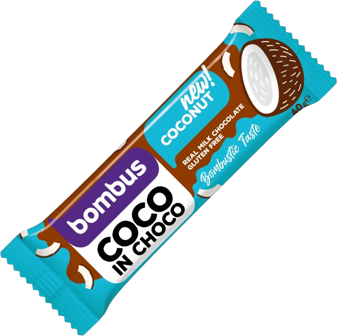 Bombus Kokosová tyčinka s čokoládou 40 g