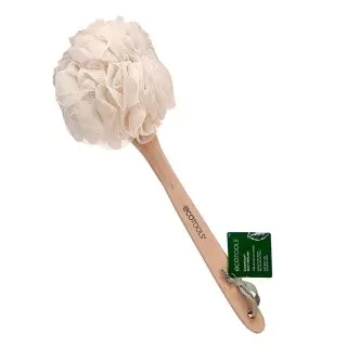 EcoTools EcoPouf sprchový kartáč s dlouhou rukojetí Bath Brush
