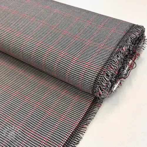 Tartan check black/white