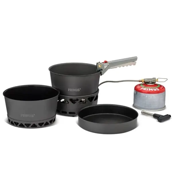 Vařič set PRIMUS Primetech Stove Set II 2x1.3 L w. pan
