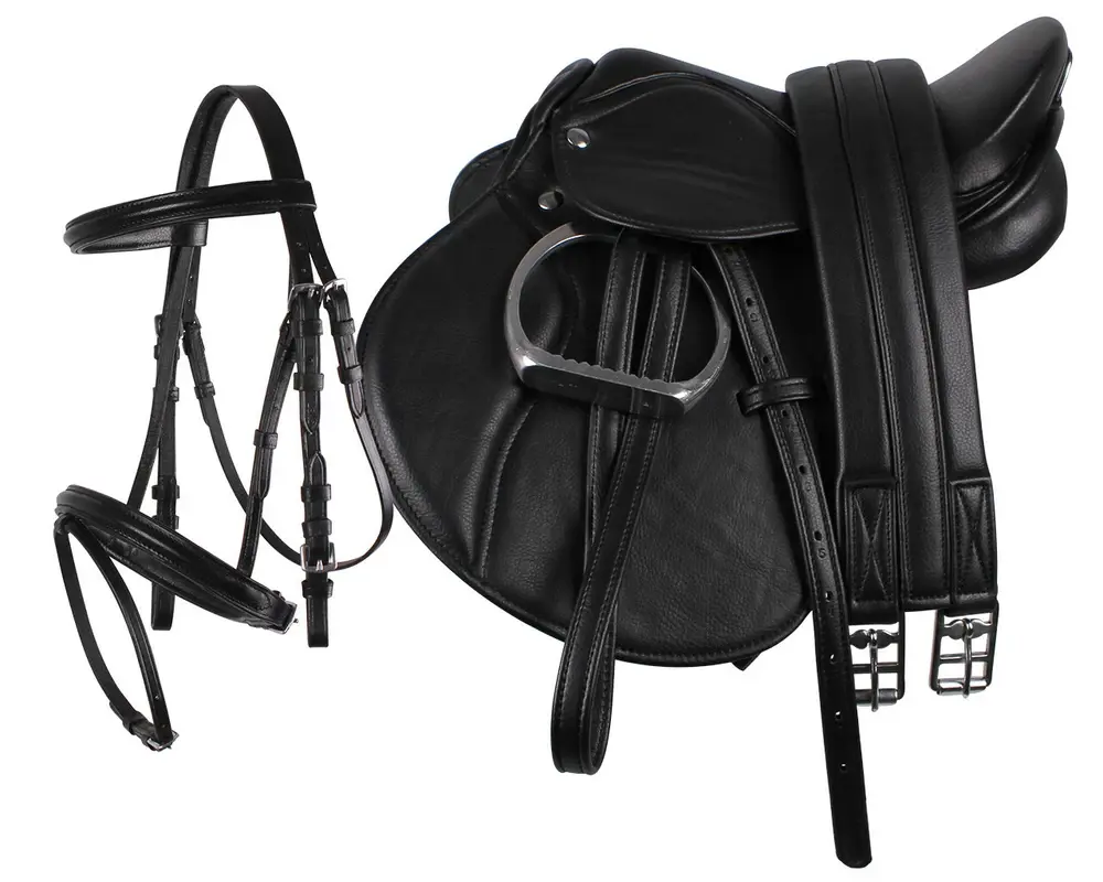SET kompletní sedlo s uzdečkou PONY