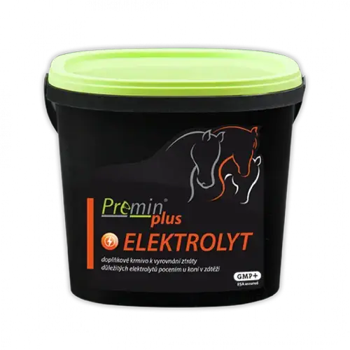 Premin® plus ELEKTROLYT pro koně 5kg (K vyrovnání ztráty důležitých elektrolytů pocením u koní v zátěži)