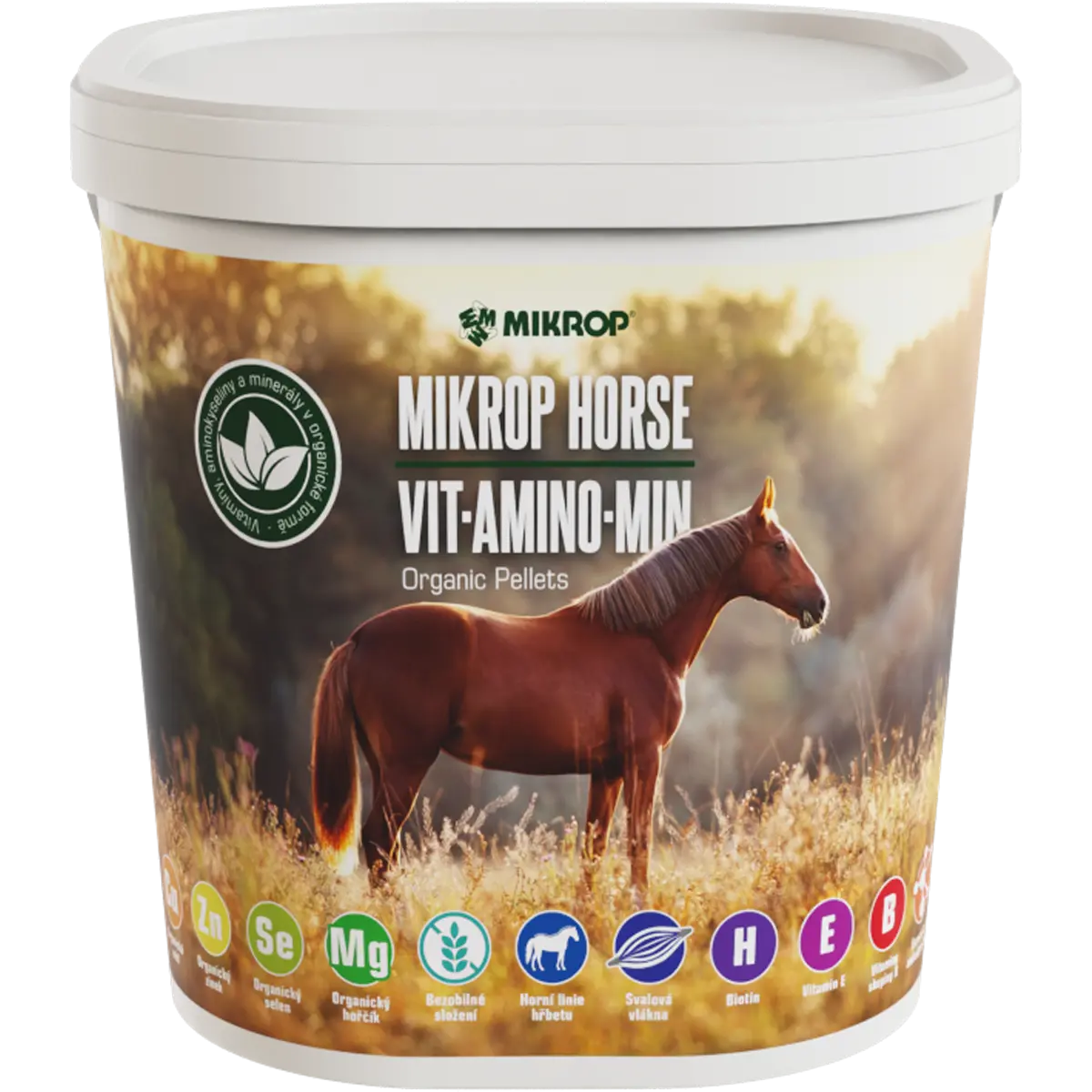 MIKROP® HORSE granulovaná minerálka VIT.AMINO.MIN organická 6,5 kg