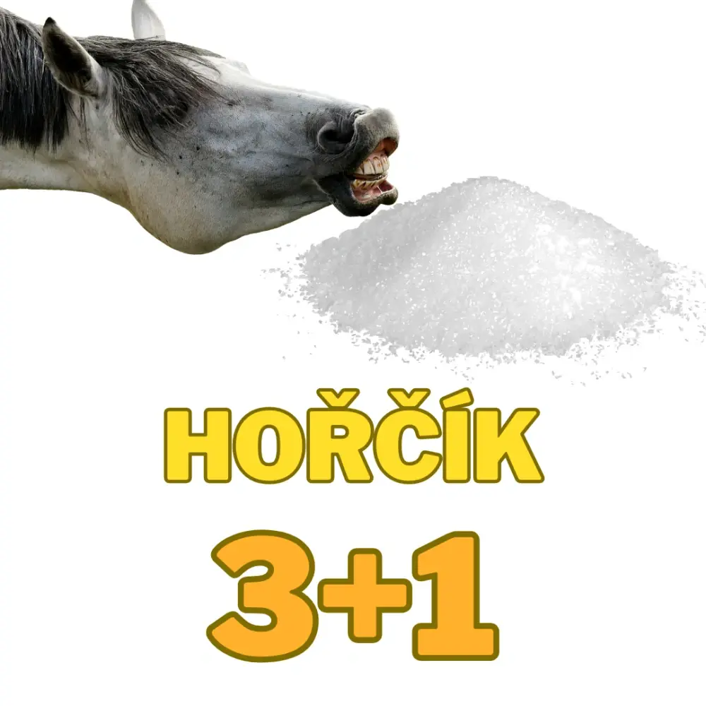 Organický hořčík pro koně 3+1 kg ZDARMA (Celkem dostanete 4 kg)