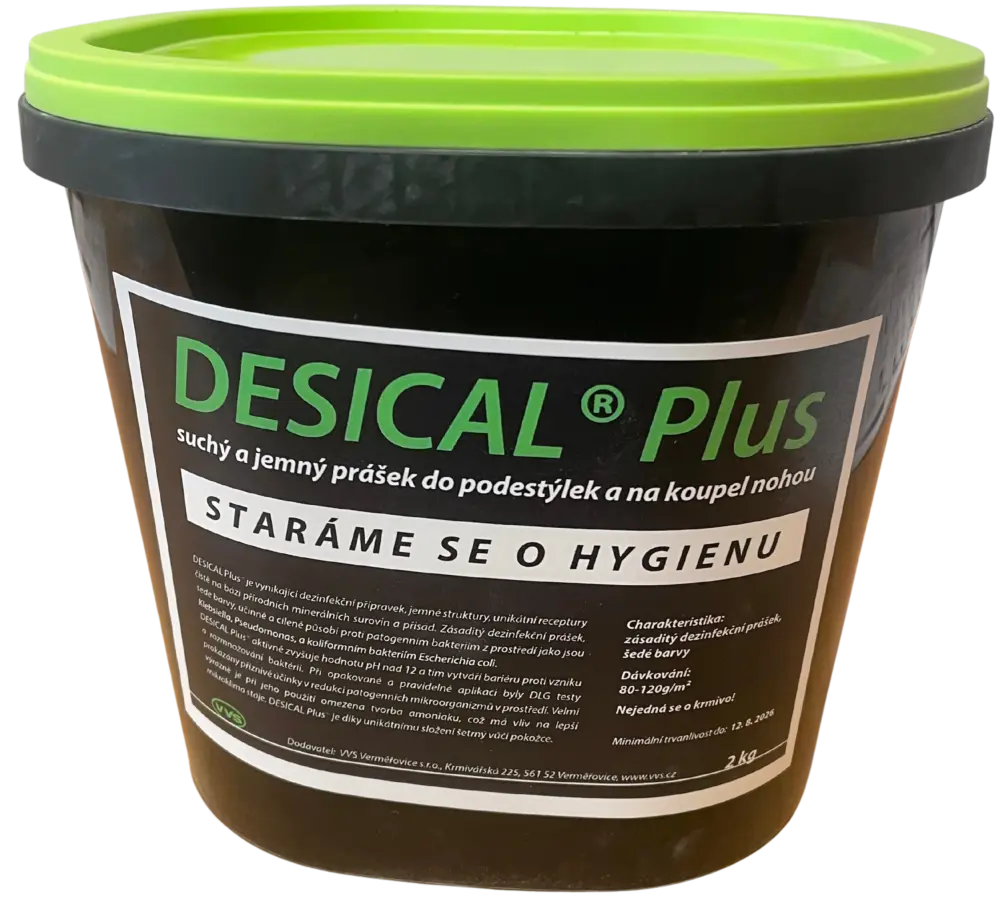 DESICAL® Plus Dezinfekce do podestýlek a na koupel kopyt 2kg
