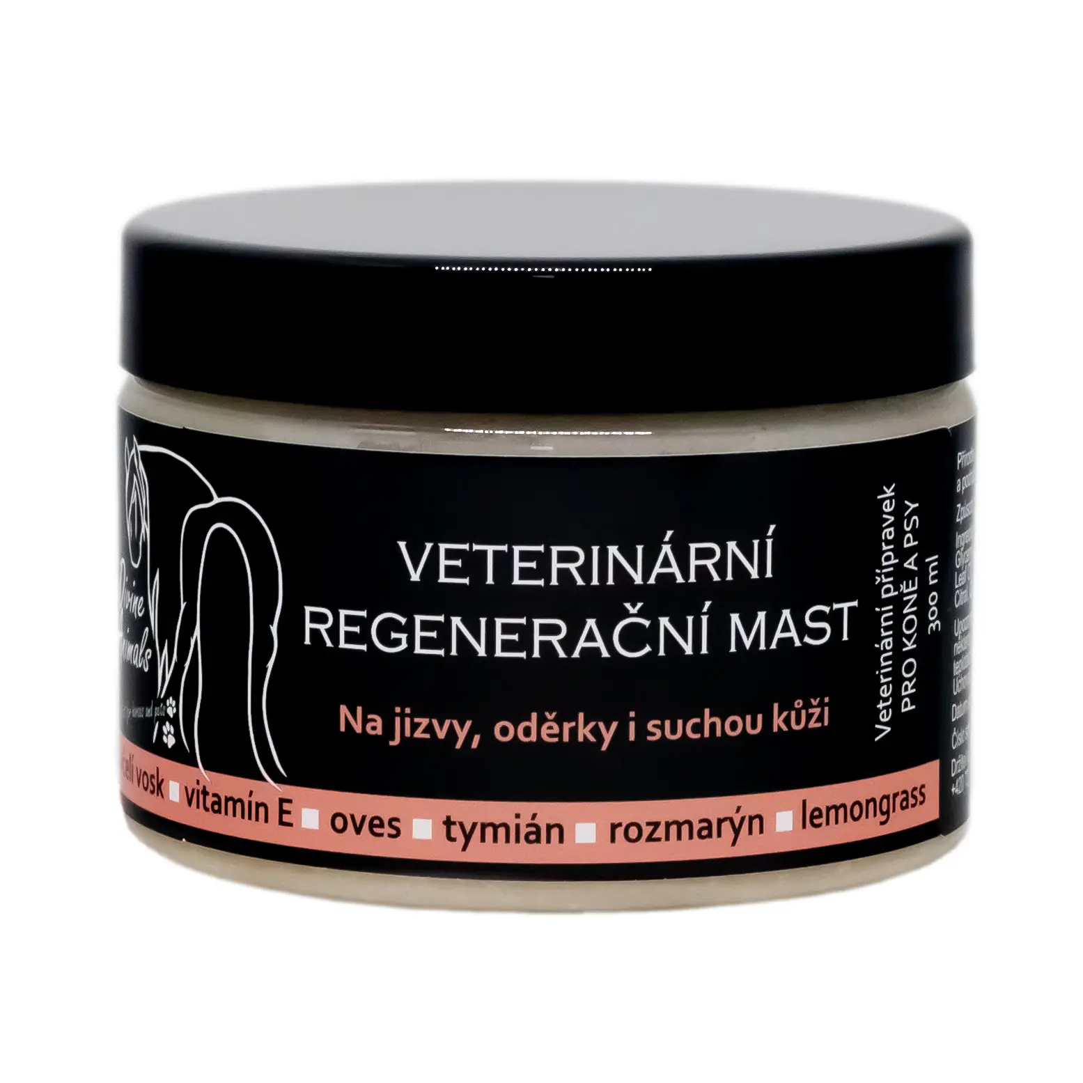 Veterinární regenerační mast Divine Animals 100ml