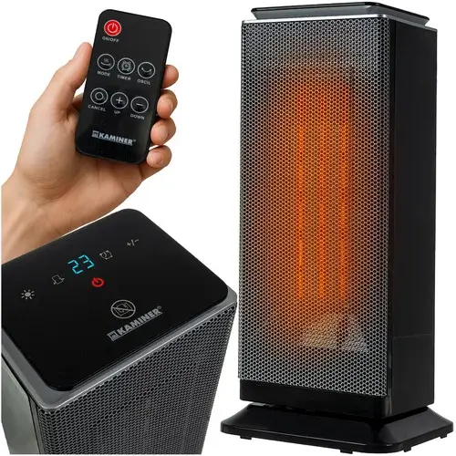 Keramický elektrický ohřívač LUMNI 2.0 - 2000W s dálkovým ovládáním