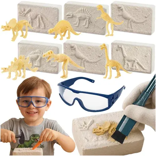 Sada 6 v 1 maly paleontolog - vykopávky dinosaurů