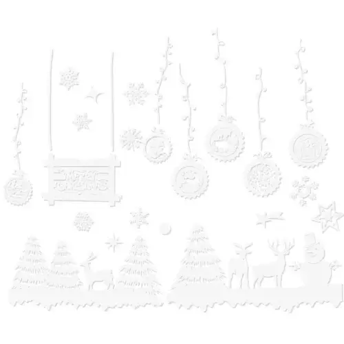 Vánoční samolepky na okno – Christmas Time