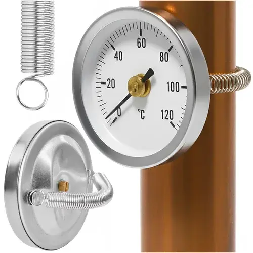 Příložný kulatý teploměr do 120 °C