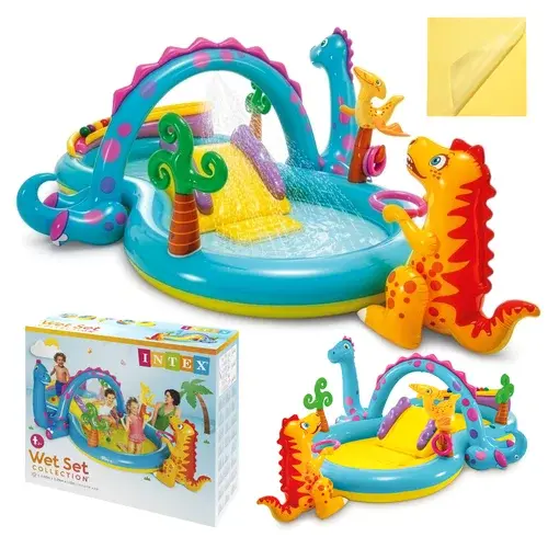 Vodní hřiště 302 × 229 × 112 cm – Dinoland I57135NP