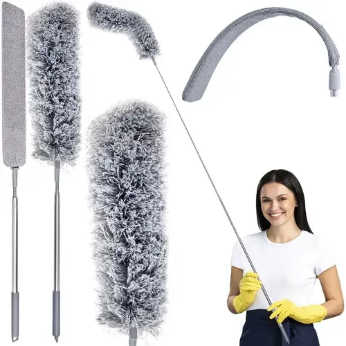 Teleskopický tenký mop – prachovka - 2 nástavce