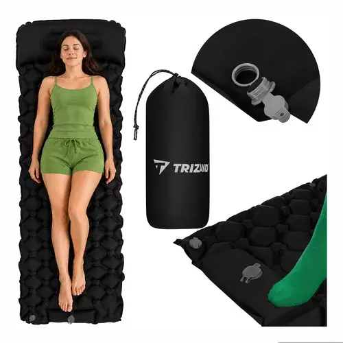 Nafukovací matrace s vestavěnou pumpou 190 × 60 cm Trizand