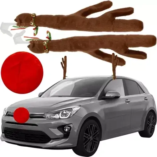 Sobí parohy a nos – dekorace pro váš vůz