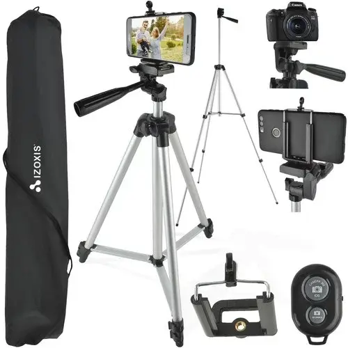 Stativ na telefon, fotoaparát a digitální zařízení – stabilní a přenosný - sada