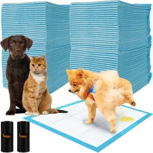 Absorpční hygienické podložky 100 ks – 60x60 cm + sáčky na exkrementy