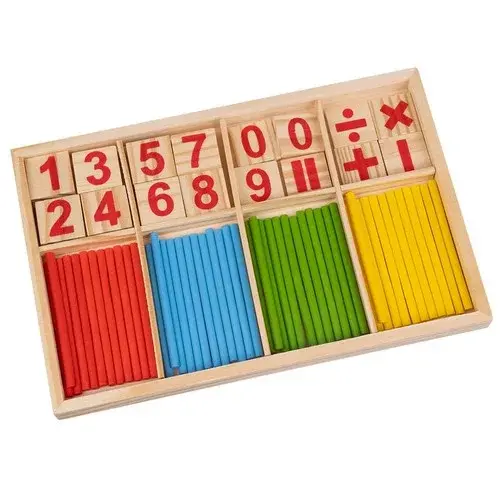 Dřevěné naučné matematické počítadlo