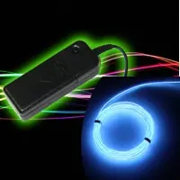 Párty Neon Vlákno 2,3mm + El Inverter 2x 1,5V AA