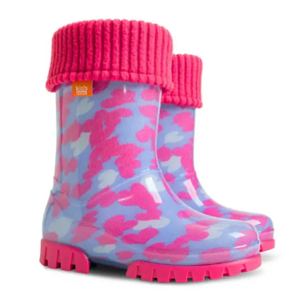 Dětské holínky TWISTER LUX PRINT C, růžové vel. L 32/33