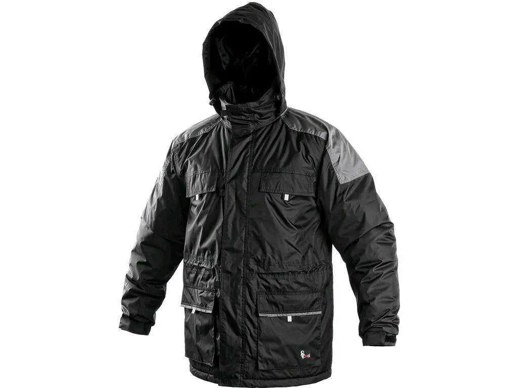 CXS FREMONT Pánská bunda zimní - černá 4XL 121000581098