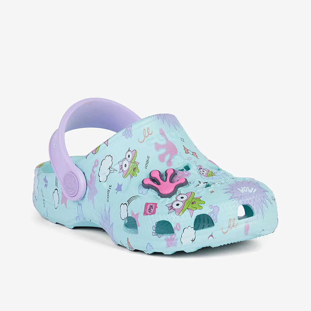Coqui LITTLE FROG 8701 Dětské sandály Lt. mint/Lt. lila Hero + Amulet 20-21