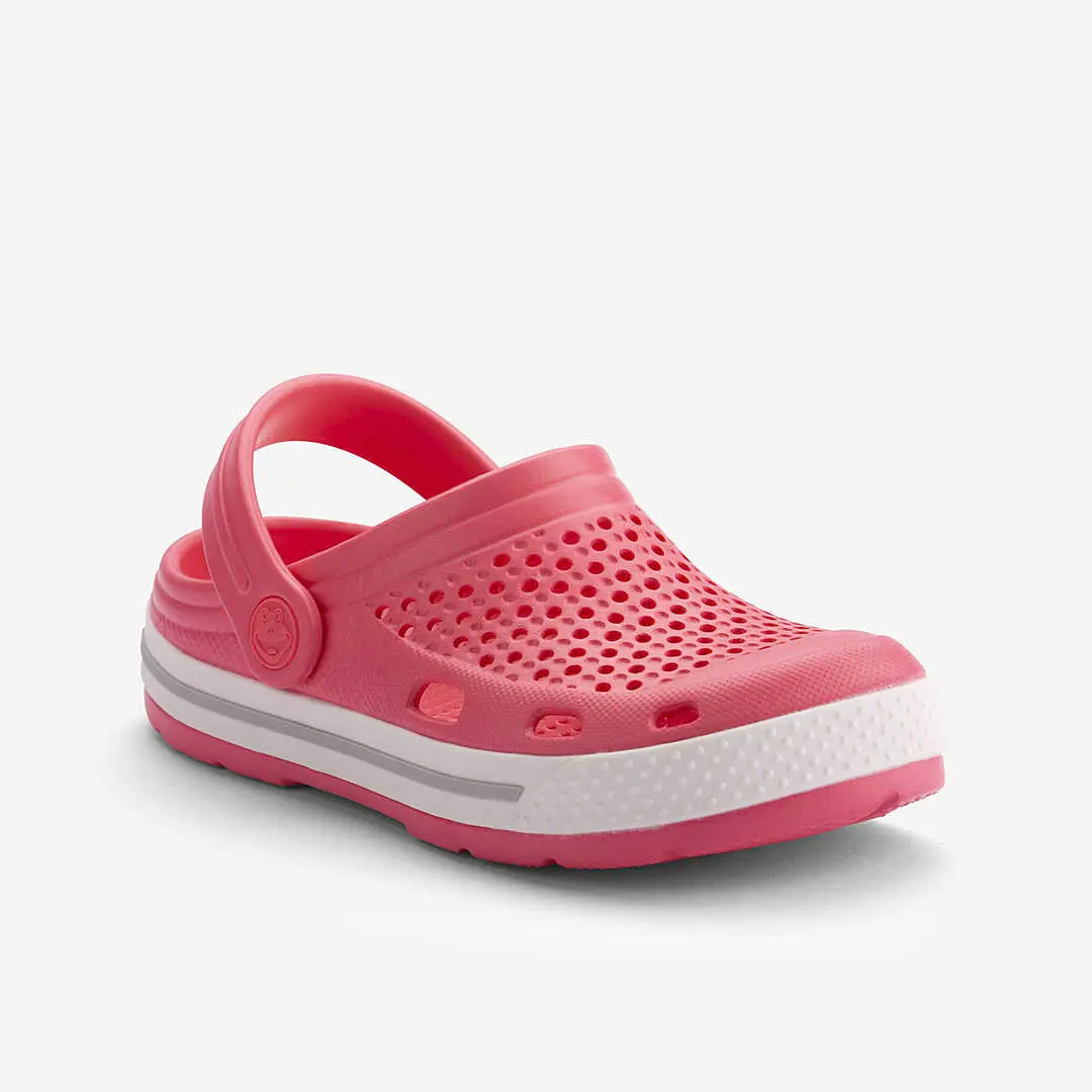 Coqui LINDO 6423 Dětské nazouváky New rouge/Khaki grey
