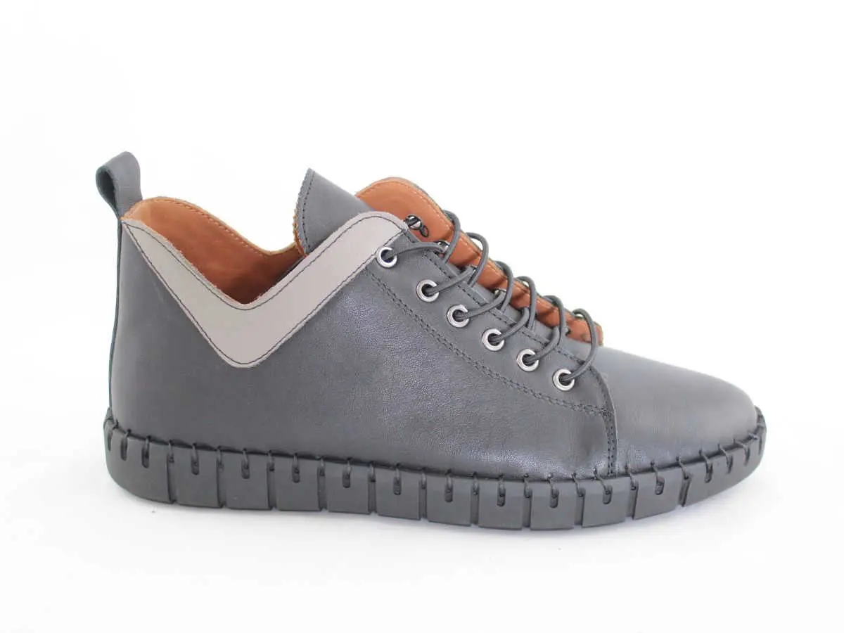 Wild 0646039A2 Black Taupe Dámské celokožené boty