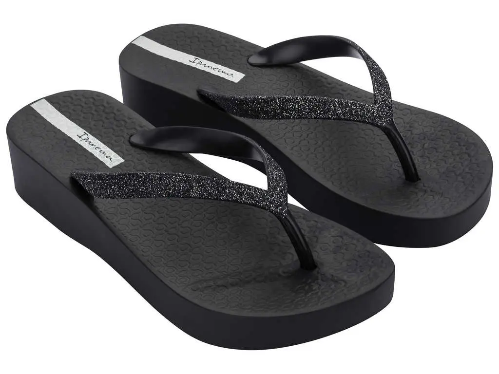 Ipanema Mesh Chic Plat 83386-AJ496 Dámské žabky černé 39