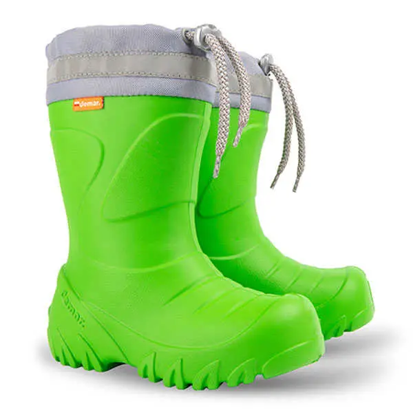 Demar Dětské holínky zateplené MAMMUT S 0300 J zelené 36-37 0301J_36-37