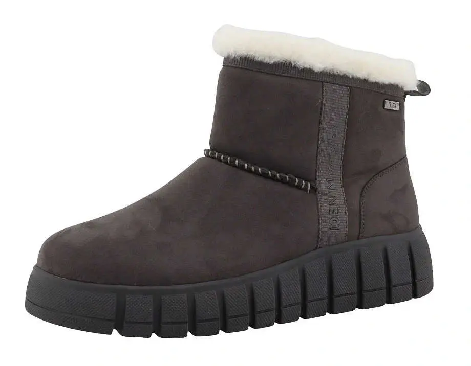 Tom Tailor 8490710006 Dámské zimní kotníkové boty coal 38