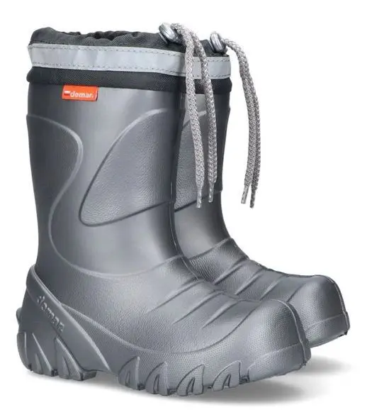 Demar Dětské holínky zateplené MAMMUT S 0300 C stříbrná 32-33 0300C_32-33