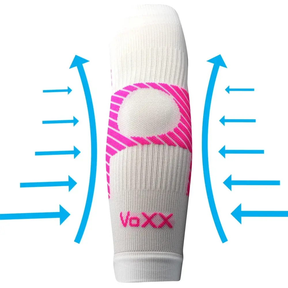 VOXX Návlek na loket kompresní PROTECT s ionty stříbra BÍLÝ L-XL 112602