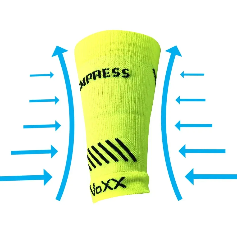 VOXX Návlek na zápěstí kompresní PROTECT s ionty stříbra NEON ŽLUTÝ S-M 112637